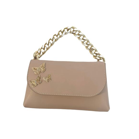 Aldo Handbags - Small Aldo Pink Purse with Gold Butterflies